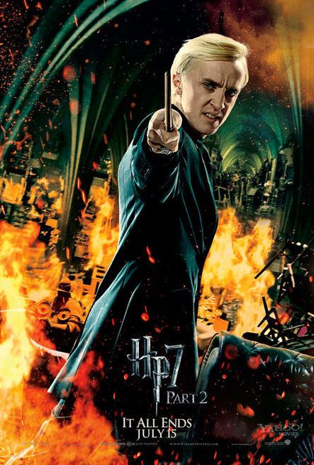 Harry Potter és a halál ereklyéi akció poszter  Malfoy