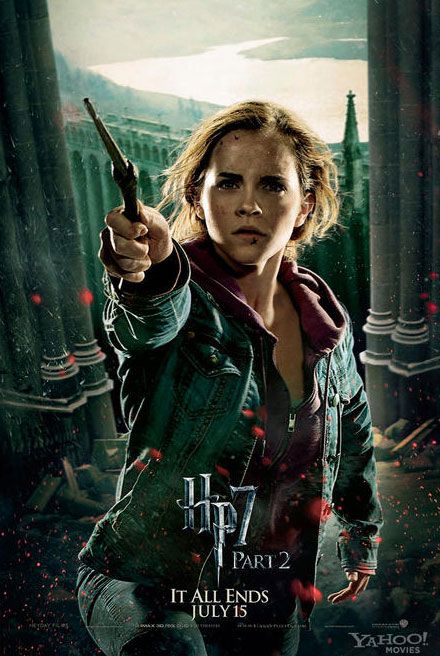 Harry Potter és a halál ereklyéi akció poszter Hermione