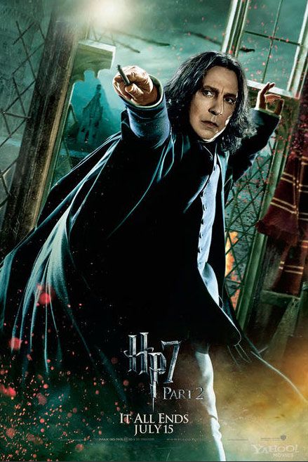 Harry Potter és a halál ereklyéi akció poszter  Piton