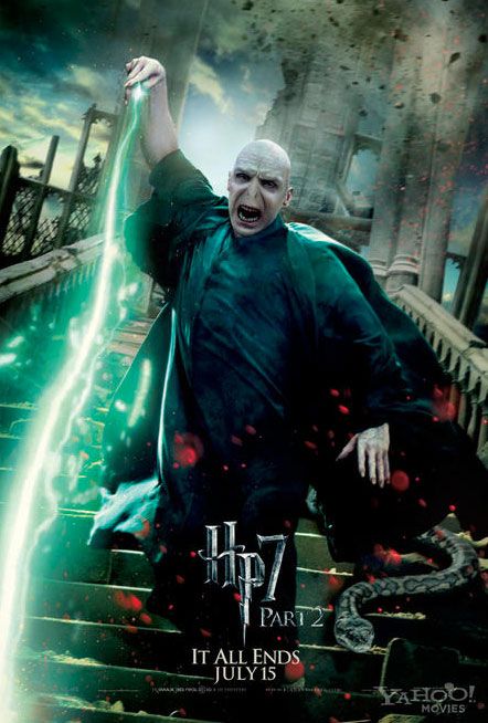Harry Potter és a halál ereklyéi akció poszter  Voldemort